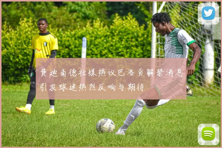 费迪南德社媒热议巴洛贡解禁消息引发球迷热烈反响与期待